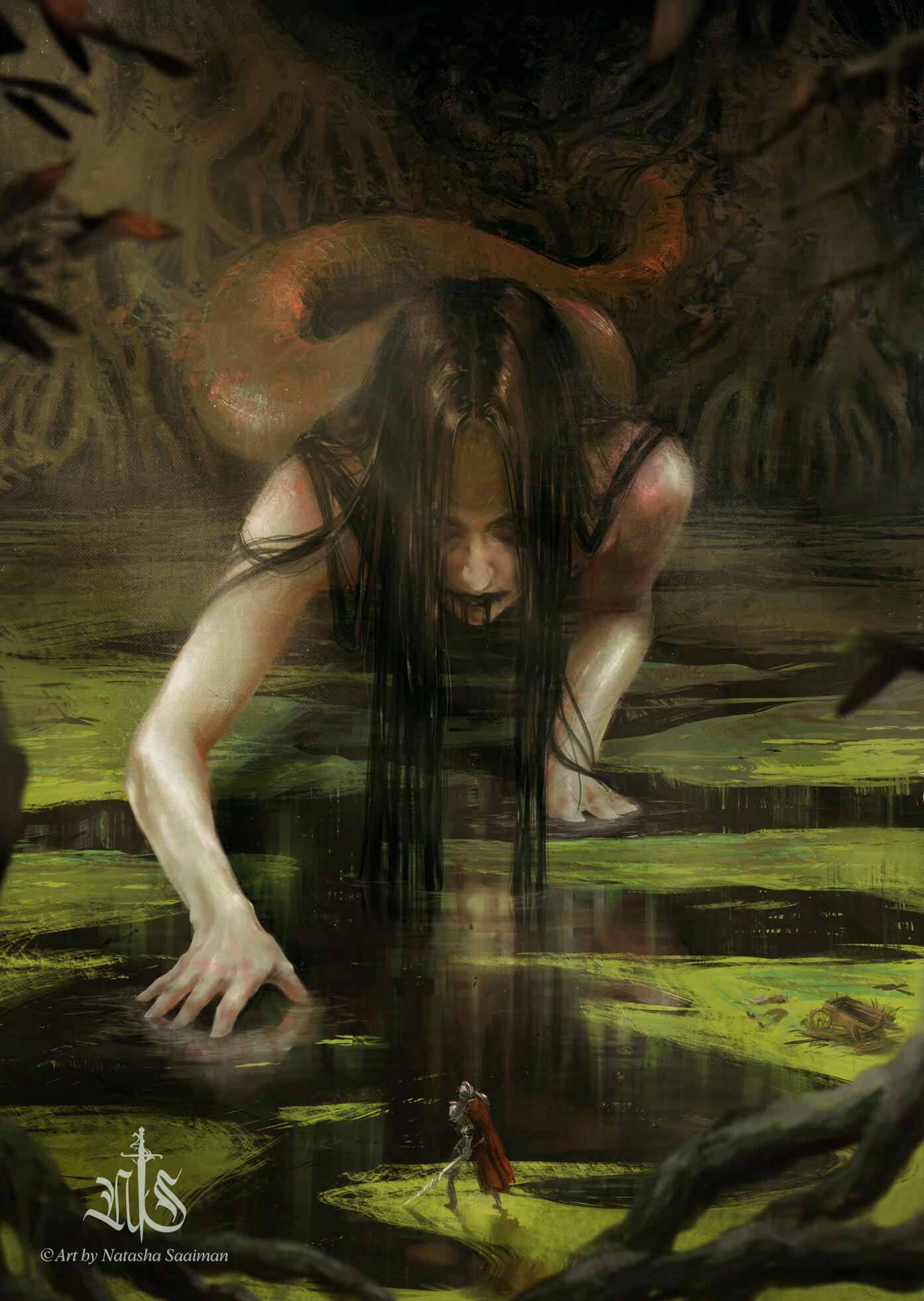 Natasha Saaiman, Secrets of the Swamp, 2023 Secrets_of_the_Swamp_Art_by_Natasha_Saaiman_2023